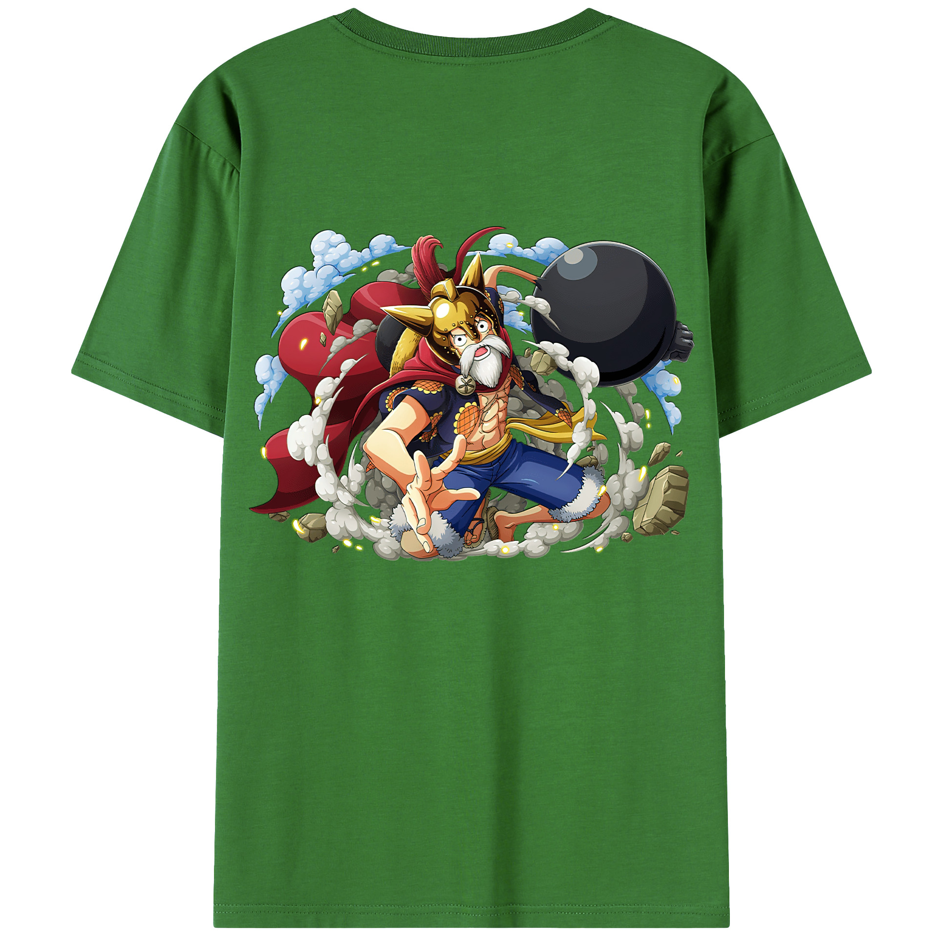 ワンピース モンキー・D・ルフィ ONE PIECE Monkey D. Luffy レディース半袖Tシャツ(バックプリント)